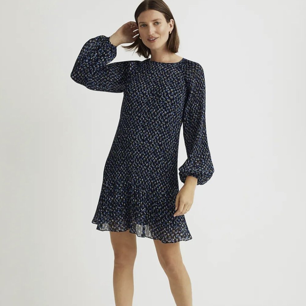 Madewell Crinkle Mini Dress
